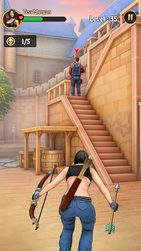 Gameplay screenshot 2 from Archer Assassin Shooting Game - Strategy game